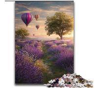 Bellissimo puzzle "Campo di lavanda" per adulti, 2000 puzzle, giochi divertenti, ogni pezzo è unico - Gioco divertente e stimolante per tutta la famiglia (70x100cm)