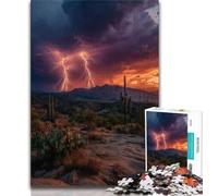 Bellissimo puzzle con fiume di montagna, 1000 pezzi per adulti, gioco per famiglie, antistress, sfida difficile, regali di Babbo Natale segreto, 38x26cm