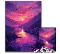 Bellissimo puzzle da 1000 pezzi con paesaggi da sogno. Puzzle per adulti adolescenti, coppie e amici per compleanni e Natale. Dimensioni: 50x75CM/19,68x29,52 pollici.