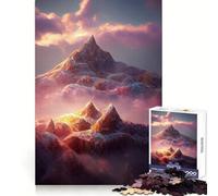 Bellissimo puzzle da 1000 pezzi con paesaggio fantasy per ragazzi Pensa che il tempo dedicato all'allenamento sia ben speso Bordi definiti Regalo festivo (38x26cm)