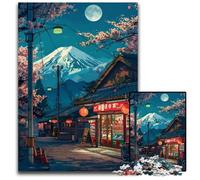 Bellissimo puzzle da 1000 pezzi del Monte Fuji. Puzzle per adulti adolescenti, coppie e amici per compleanni e Natale. Dimensioni: 50x75CM/19,68x29,52 pollici.