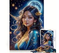 Bellissimo puzzle da 1000 pezzi per adulti con tema Principessa, ideale per esercitarsi nella logica, per un divertimento senza pensieri, con bordi netti e perfetto per Natale (50x75cm)