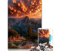 Bellissimo puzzle da 1000 pezzi per adulti raffigurante un fiume di montagna, gioco stimolante e decorazione da parete per famiglie, compleanno e Natale (50x75cm)