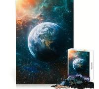 Bellissimo puzzle da 1000 pezzi Terra per ragazzi, sfida intelligente, piacevole momento di relax, lucchetto perfetto, (38x52cm)