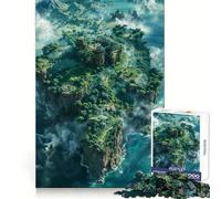 Bellissimo puzzle dell'isola da 1000 pezzi per adulti, stimola la concentrazione, migliora il tempo e aumenta l'incastro, è una sorpresa di Natale (50x75cm)