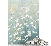 Bellissimo puzzle di fiori scoppiettanti, stimolante e stimolante, puzzle di cartone premium per adulti, regalo di Natale 1000 pezzi (38x26 cm)
