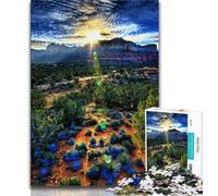 Bellissimo puzzle di fiume di montagna da 1000 pezzi per adolescenti, regalo per antistress, sfida difficile, migliora l'amore tra coppie, 50x75cm