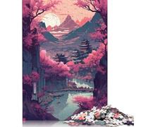 Bellissimo puzzle di villaggio per adulti, 520 pezzi, puzzle difficili da risolvere, per adulti, per ragazzi o ragazze, 520 pezzi (52x38 cm)