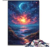 Bellissimo puzzle "Mare di stelle colorate" da 1000 pezzi per adolescenti, aiuta il cervello a esercitare giocattoli avvincenti per coltivare la pazienza, gioco di sfida unico (50x75cm)