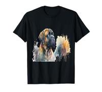 Bellissimo Ritratto di Mastino ad Acquerello Maglietta