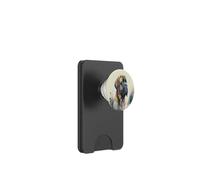 Bellissimo ritratto di mastino ad acquerello PopSockets PopWallet per MagSafe