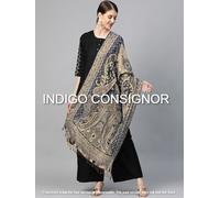 Bellissimo scialle Paisley morbido lana cashmere avvolgente donna grande pash...