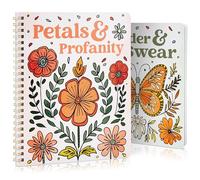 Bellissimo set di 2 libri da colorare per adulti di relax, libri da | Divertente libro da colorare con tante risate, il regalo perfetto per alleviare lo stress per donne e amici