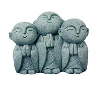 Bellissimo set di statue monache zen aggiungi un tocco di serenità alla tua cas
