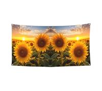 Bellissimo sfondo da appendere con stampa di girasole1 per feste e celebrazioni, decorazione per interni ed esterni per eventi festivi