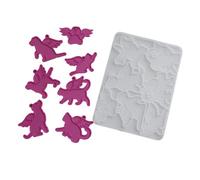 Bellissimo stampo in silicone per gatti 3D, accessorio per la casa per la creazione di decorazioni da figurazione in resina di gesso, uso quotidiano per il tempo libero
