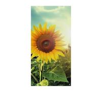 Bellissimo striscione per porta con girasole, decorazione verticale stagionale, resistente, per feste, portico, ingresso, giardino, 178 x 80 cm
