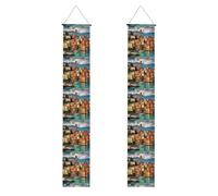 Bellissimo striscione per portico con stampa italiana, striscione per esterni, decorazioni del Ringraziamento, per tutte le celebrazioni