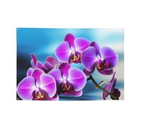 Bellissimo striscione personalizzato per orchidee grandi per cartelli per feste all'aperto Lndoor con quattro fori rotondi in metallo banner segno per decorazioni per feste aziendali