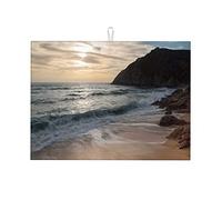 Bellissimo tappetino per asciugare i piatti con vista sul mare e cielo, piccolo tappetino per asciugare i piatti da cucina, 16 x 18 pollici