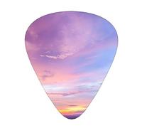 Bellissimo tramonto in Thailandia Plettri per chitarra con scatola organizer per plettri per chitarra 12PCS 3 spessore sottile medio pesante 0,46 0,71 0,96 mm plettri per chitarra acustica elettrica o