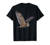 Bellissimo Uccello Rapace Volo Gufo Uccello Rapace Birding Birder Maglietta