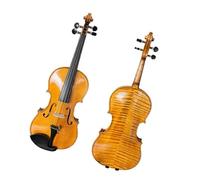 Bellissimo violino in acero fiammato colore giallo dorato accessori per violino massiccio in ebano
