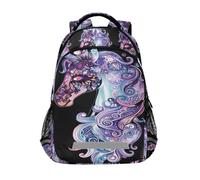 Bellissimo zaino a forma di unicorno per bambini, per la scuola, per studenti, per ragazzi e ragazze, borsa casual, Bellissimo unicorno, Taglia unica