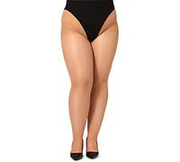 Bellivalini Collant Plus Size Donna 40 DEN BLV-1125 (Ambra, XXL)