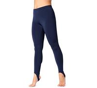 Bellivalini Leggings Termici Donna Invernali con Fodera Termica BLV50-274 (Blu Scuro, XXL)