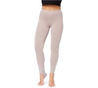 Bellivalini Leggins Termici da Donna Foderati con Staffa Calze Invernali Caldo Après Ski in BLV50-321 (Caffelatte, XL)