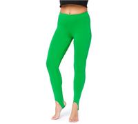 Bellivalini Leggins Termici da Donna Foderati con Staffa Calze Invernali Caldo Après Ski in BLV50-321 (Verde, S)