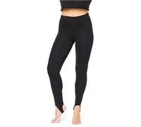 Bellivalini Leggins Termici da Donna Foderati con Staffa Calze Invernali Caldo Après Ski in BLV50-321 (Nero, L)
