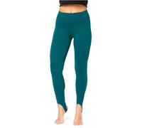 Bellivalini Leggins Termici da Donna Foderati con Staffa Calze Invernali Caldo Après Ski in BLV50-321 (Verde Smeraldo, S)
