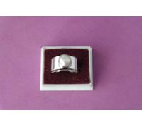 Bello 925 Anello Argento con Perla 5.7 Gr.size k1 \ 2 - M1 R IN Scatola