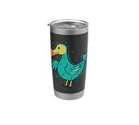 bello Dodo Bird da Mauritius Bicchiere termico in acciaio inox doppia parete