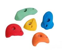 Bello Giardino - Impugnature da arrampicata per bambini - 5 pietre da arrampicata colorate con kit di montaggio - Pietre da arrampicata - Pietre colorate per torre da gioco e arrampicata - Materiale