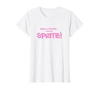 Bello L'Amore MA Lo Spritz Divertente Simpatico Regalo Maglietta, Donna, Bianco, 3XL