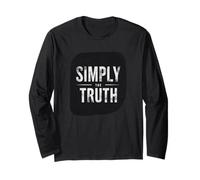 Bello Semplicemente Il Motto della verità Maglia a Manica