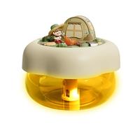 Bello Umidificatore - Apparecchio portatile intelligente e silenzioso da 0,4 l con luce soffusa - Umidificatori portatili da viaggio - Per anziani bambini piante asilo ufficio