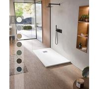 BELLOBATH Piatto Doccia in Resina Antiscivolo Bianco 75x130 cm