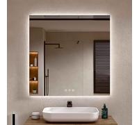 BELLOBATH Specchio Bagno LED Dimmerabile Antivapore 80x80 cm (AxL)