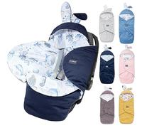 Bellochi Coperta Ovetto Neonato - Sacco Neonato Invernale e Estivo - Universale per Ovetto Passeggino Buggy o Seggiolino Auto per Maxi-Cosi Römer o Cybex (VERNE)