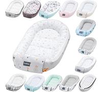 Bellochi Riduttore Lettino per Neonato Riduttore per Culla - Antisoffoco 100% Cotone - Cuscino Riduttore Cocoon a Baby Baby Nest - 90 x 60 cm - Apanatschi