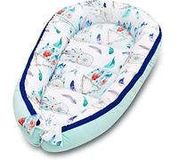 Bellochi Riduttore Lettino per Neonato, Riduttore per Culla - Antisoffoco, Cotone - Cuscino Riduttore, Cocoon a Baby, Baby Nest - 90 x 60 cm Cozy Dream