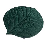 Bellochi Tappetini da Gioco per Neonati e Bambini - Universale e Lavabile Tappeto da Gattonamento - Uso Interno ed Esterno - Tessuto in Velluto Morbido - Forma a Foglia (138x120 cm, Vert foncé)