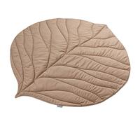 Bellochi Tappetini da Gioco per Neonati e Bambini - Universale e Lavabile Tappeto da Gattonamento - Uso Interno ed Esterno - Tessuto in Velluto Morbido - Forma a Foglia (138x120 cm, Beige)