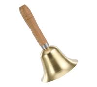 Belloni A Mano In Ottone Con Campanelli Servizio Per Cena In Legno Per Le Campane Suonarie Forti Per Servizio E Gioco Della Scuola Scolastica