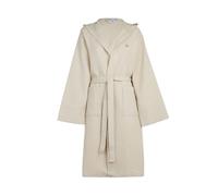 Bellora accappatoio con cappuccio Nido D'Ape tinta unita, realizzato in cotone 100% da 400 gr/mq tg. XS/S col. sabbia