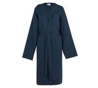 Bellora Accappatoio Nido D'Ape Tinta Unita con Cappuccio Realizzato in Cotone 100% da 400 grammi Taglia XS/S Colore Blu